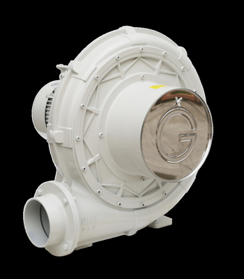 Industrial Three Phase Medium Pressure Blower Aluminum Alloy Blade Blower 2.2kw 220/380V Centrifugal Blower